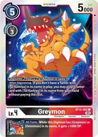 Greymon (Official Tournament Pack Vol.11) - Across Time - Digimon Card Game card