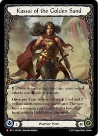 Kassai of the Golden Sand - Heavy Hitters - Flesh and Blood TCG card