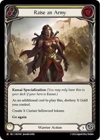 Raise an Army - Heavy Hitters - Flesh and Blood TCG card