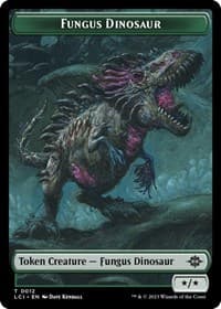 Fungus Dinosaur // Spirit Double-Sided Token - The Lost Caverns of Ixalan - Magic: The Gathering card