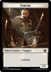 Vampire // Skeleton Pirate Double-Sided Token - The Lost Caverns of Ixalan - Magic: The Gathering card