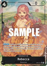 Rebecca (Alternate Art) - Awakening of the New Era - One Piece Card Game card