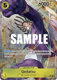 Gedatsu (Alternate Art) - Awakening of the New Era - One Piece Card Game card