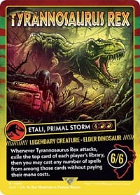 Tyrannosaurus Rex - Etali, Primal Storm - Secret Lair Drop Series - Magic: The Gathering card