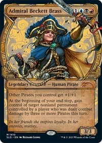 Admiral Beckett Brass - Secret Lair Drop Series - Magic: The Gathering card