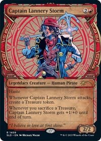 Captain Lannery Storm - Secret Lair Drop Series - Magic: The Gathering card
