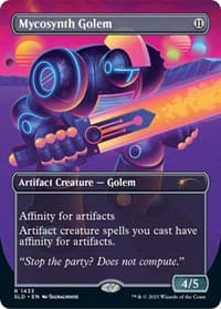 Mycosynth Golem - Secret Lair Drop Series - Magic: The Gathering card