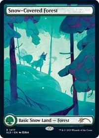 Snow-Covered Forest (1477) - Secret Lair Drop Series - Magic: The Gathering card