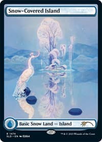 Snow-Covered Island (1474) - Secret Lair Drop Series - Magic: The Gathering card