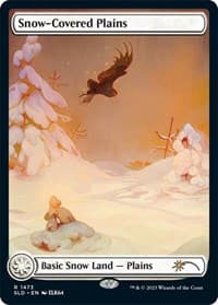 Snow-Covered Plains (1473) - Secret Lair Drop Series - Magic: The Gathering card