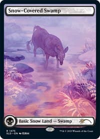Snow-Covered Swamp (1475) - Secret Lair Drop Series - Magic: The Gathering card