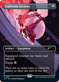 Lightning Greaves (1493) - Secret Lair Drop Series - Magic: The Gathering card
