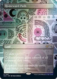 Homeward Path (1467) (Rainbow Foil) - Secret Lair Drop Series - Magic: The Gathering card