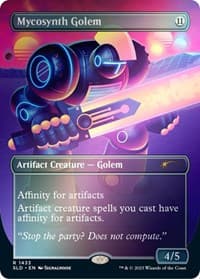 Mycosynth Golem (Rainbow Foil) - Secret Lair Drop Series - Magic: The Gathering card