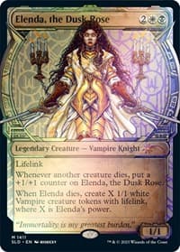 Elenda, the Dusk Rose (Rainbow Foil) - Secret Lair Drop Series - Magic: The Gathering card