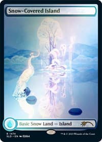 Snow-Covered Island (1474) (Rainbow Foil) - Secret Lair Drop Series - Magic: The Gathering card