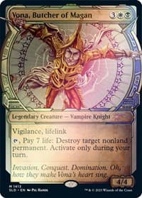 Vona, Butcher of Magan (Rainbow Foil) - Secret Lair Drop Series - Magic: The Gathering card