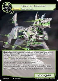 Beast of Solarisire - Judgment of the Rogue Planet - Force of Will card