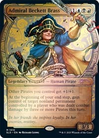 Admiral Beckett Brass (Rainbow Foil) - Secret Lair Drop Series - Magic: The Gathering card