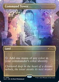 Command Tower (1496) (Galaxy Foil) - Secret Lair Drop Series - Magic: The Gathering card