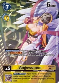 Angewomon - BT3-039 (Gift Box 2023) - Release Special Booster 1.0 - Digimon Card Game card