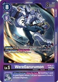 WereGarurumon (Gift Box 2023) - Starter Deck 16: Wolf of Friendship - Digimon Card Game card