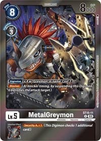 MetalGreymon (Gift Box 2023) - Starter Deck 15: Dragon of Courage - Digimon Card Game card