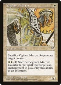 Vigilant Martyr - Mirage - Magic: The Gathering card