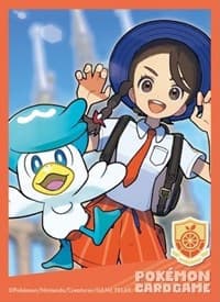 Pokemon TCG: Pokemon Center Japan Exclusive Card Sleeves - Pokemon Trainers Aoi & Quaxly (64-Pack) - Pokemon International Card Sleeves - Card Sleeves card