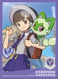 Pokemon TCG: Pokemon Center Japan Exclusive Card Sleeves - Pokemon Trainers Haruto & Sprigatito (64-Pack) - Pokemon International Card Sleeves - Card Sleeves card