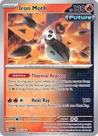Iron Moth - 028/182 (Cosmos Holo) - Miscellaneous Cards & Products - Pokemon card