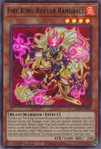 Fire King Avatar Rangbali - Structure Deck: Fire Kings - YuGiOh card