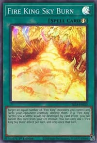 Fire King Sky Burn - Structure Deck: Fire Kings - YuGiOh card