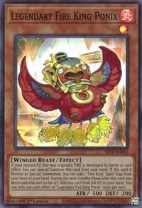 Legendary Fire King Ponix - Structure Deck: Fire Kings - YuGiOh card