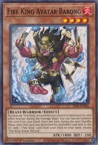 Fire King Avatar Barong - Structure Deck: Fire Kings - YuGiOh card