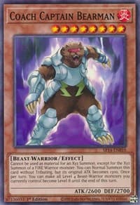 Coach Captain Bearman - Structure Deck: Fire Kings - YuGiOh card