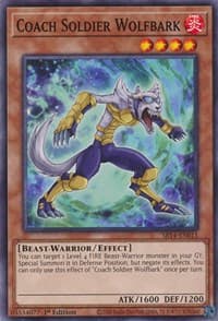 Coach Soldier Wolfbark - Structure Deck: Fire Kings - YuGiOh card