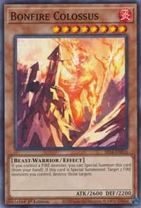 Bonfire Colossus - Structure Deck: Fire Kings - YuGiOh card