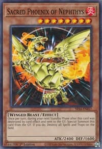 Sacred Phoenix of Nephthys - Structure Deck: Fire Kings - YuGiOh card