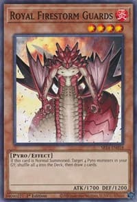 Royal Firestorm Guards - Structure Deck: Fire Kings - YuGiOh card