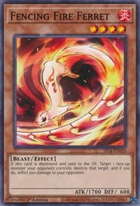 Fencing Fire Ferret - Structure Deck: Fire Kings - YuGiOh card