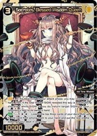 Socrates, Blessed Wisdom Queen (SRP) - Reunion Diva - WIXOSS card