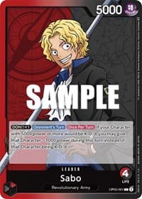 Sabo (001) - Awakening of the New Era - One Piece Card Game card