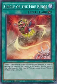 Circle of the Fire Kings - Structure Deck: Fire Kings - YuGiOh card