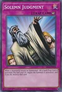 Solemn Judgment - Structure Deck: Fire Kings - YuGiOh card