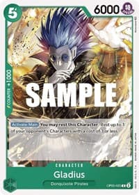 Gladius - Awakening of the New Era - One Piece Card Game card