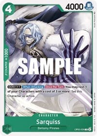 Sarquiss - Awakening of the New Era - One Piece Card Game card