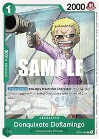 Donquixote Doflamingo (028) - Awakening of the New Era - One Piece Card Game card