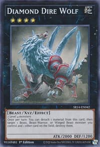 Diamond Dire Wolf - Structure Deck: Fire Kings - YuGiOh card