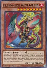 Fire King High Avatar Garunix - Structure Deck: Fire Kings - YuGiOh card